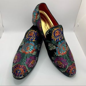 Mario Rossi jacquard loafers